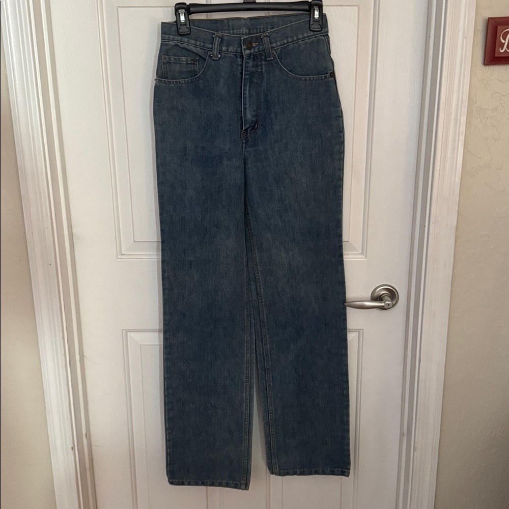 RARE VTG Red Tag BILLY JEANS NWOT Straight Leg Jeans - Indigo 28 x 32 style 560 - Picture 5 of 7
